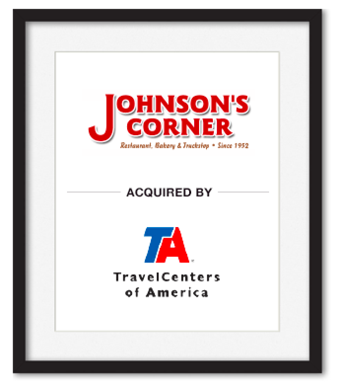 Johnsons corner acquired by travelcenters of america