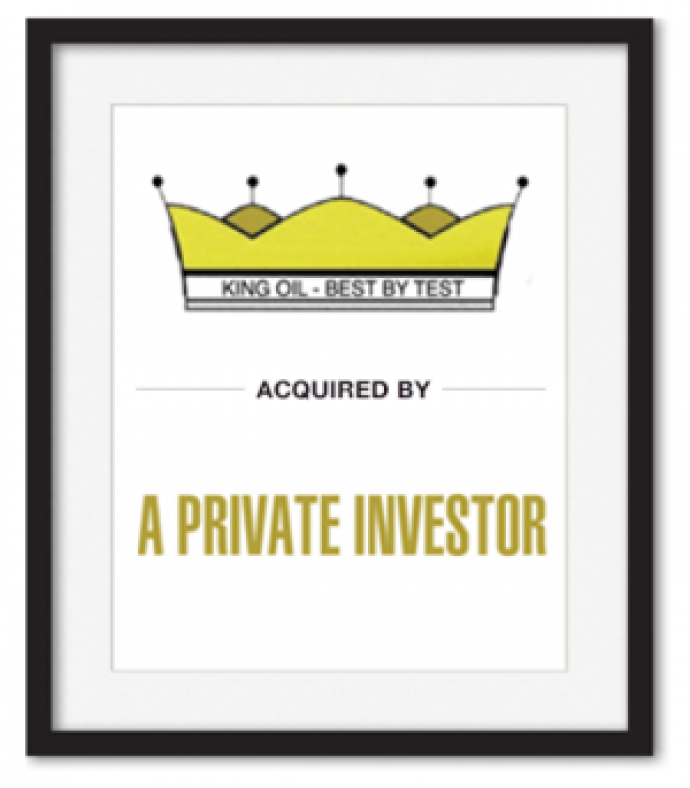king oil acquired by private inverstor