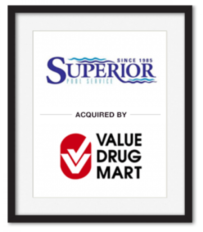 superior pool service acquired by value drug mart 