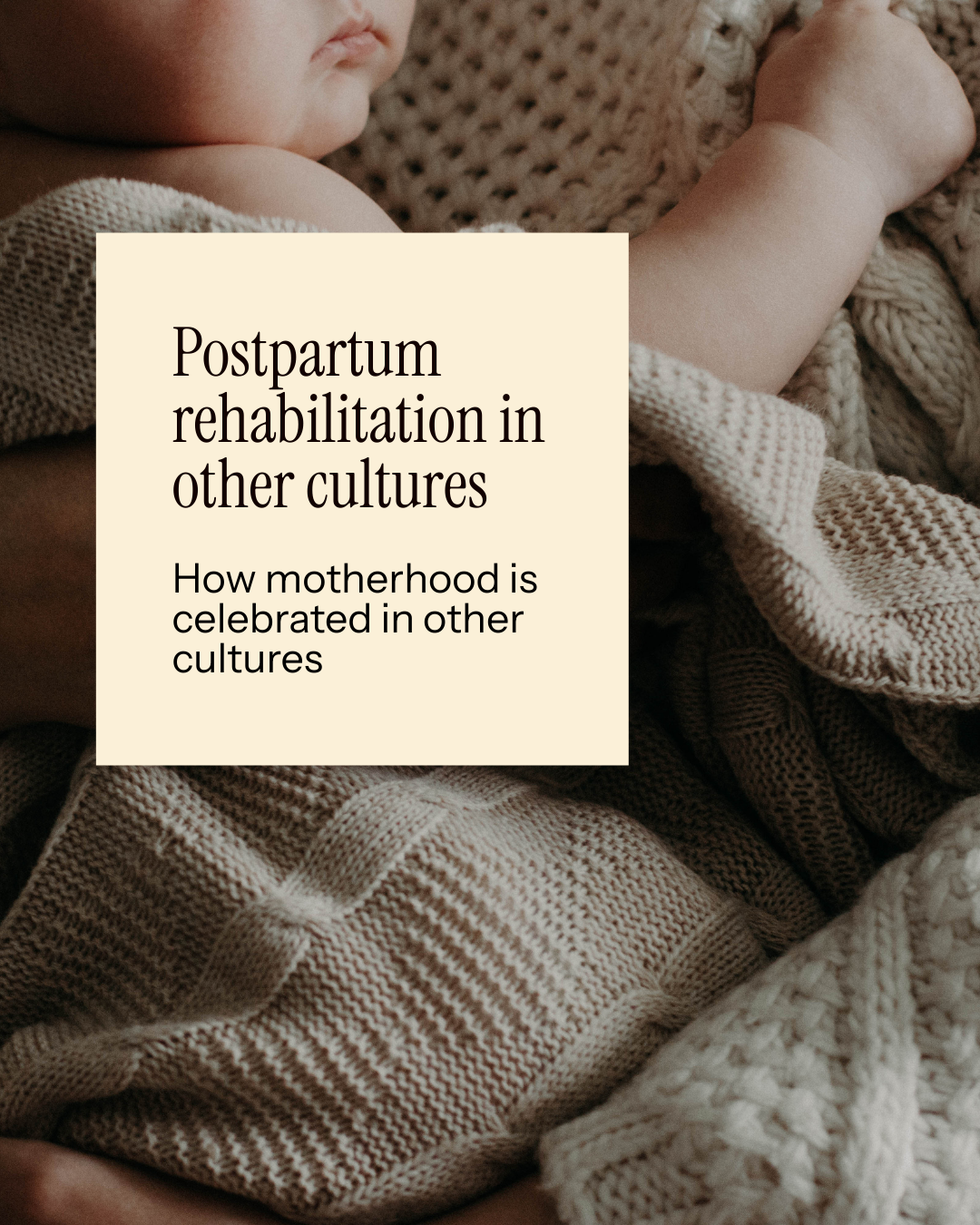 Postpartum rehabilitation in other cultures
Instagram post by Dr.ssa Effe