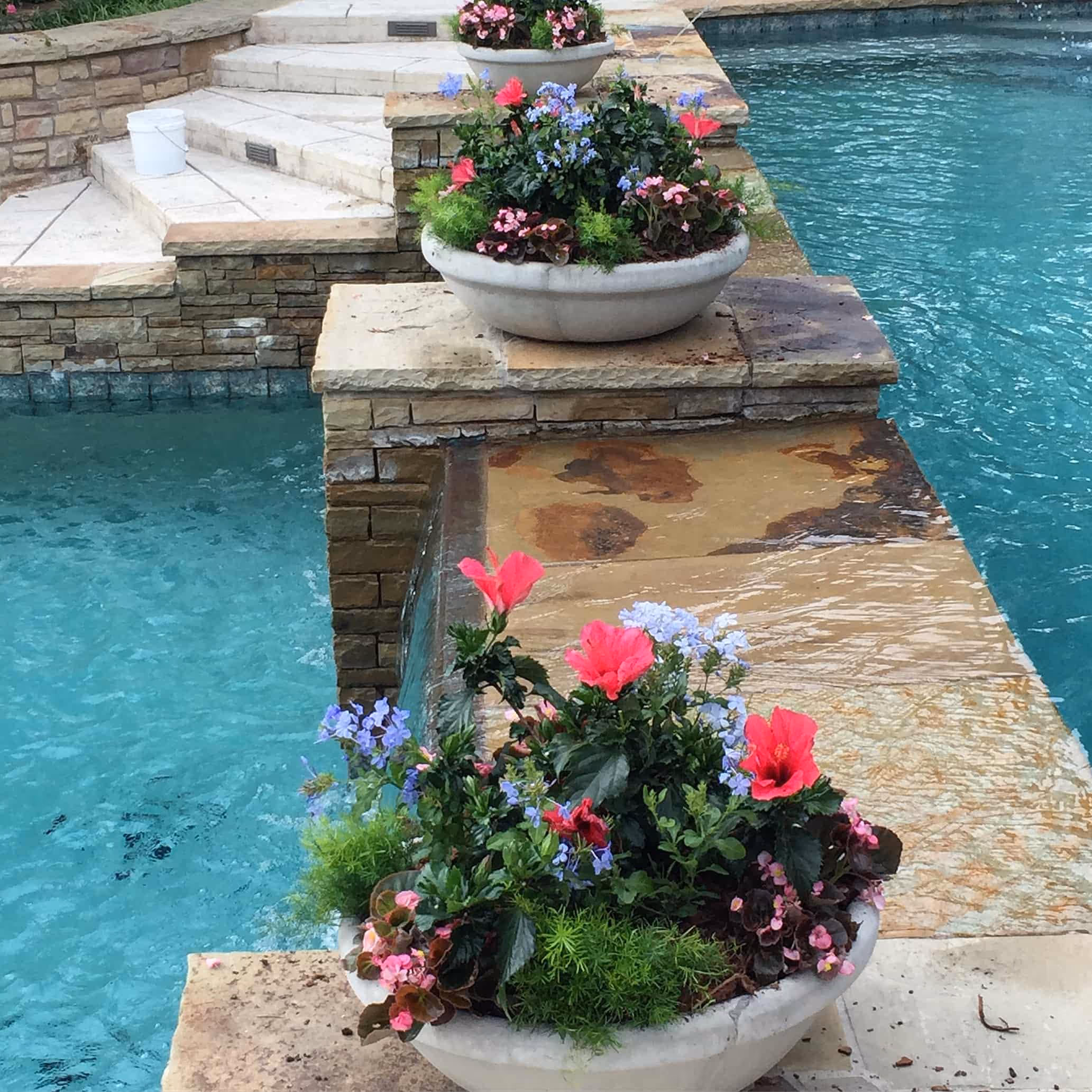 Lawn Care made at a private home in Westover Hills Texas