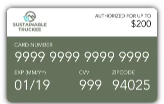 Sustainable Truckee Gift Card - Back