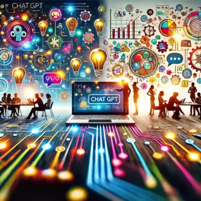 Geração de ideias com suporte do ChatGPT.