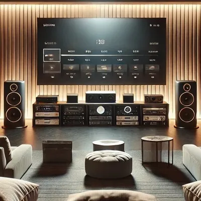 Guia para ajustar o som e imagem do seu home theater.