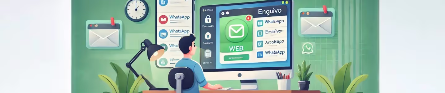 Envio de arquivos grandes pelo WhatsApp Web.