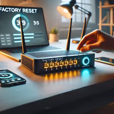 Dicas para restaurar as configurações de fábrica do roteador.