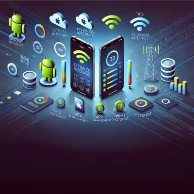 Tela com configurações de dados móveis e hotspot ativado.