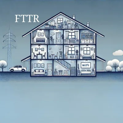 Ilustração demonstrando o funcionamento do FTTR.