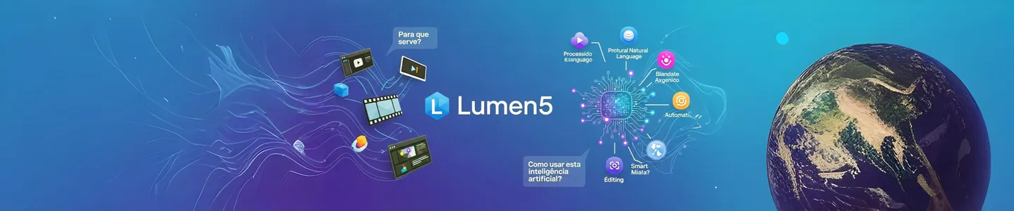 Lumen5 inteligência artificial para criação de vídeos