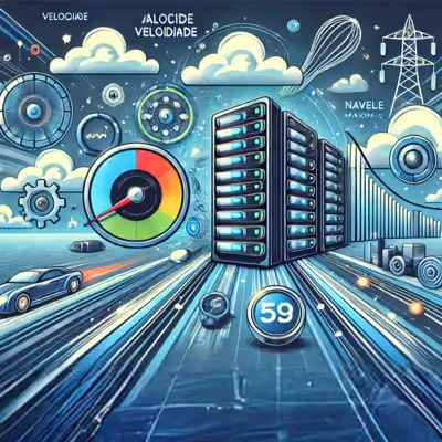 Tela de computador exibindo comparativo de provedores de hospedagem.