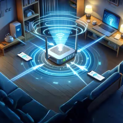 Beamforming melhora cobertura e desempenho da rede.