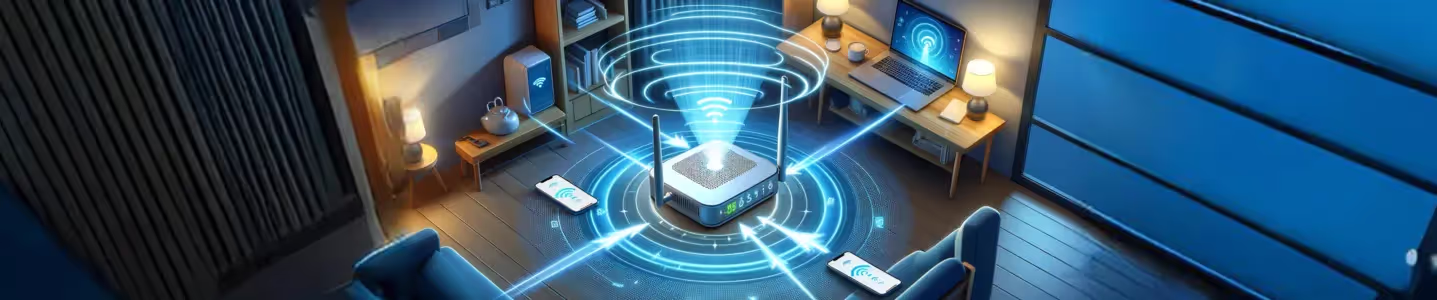 Tecnologia beamforming otimiza sinal Wi-Fi na prática.