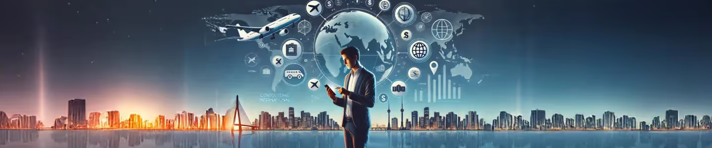 Configuração de roaming internacional no celular.