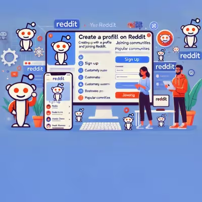 Dicas para configurar seu perfil e explorar o Reddit.