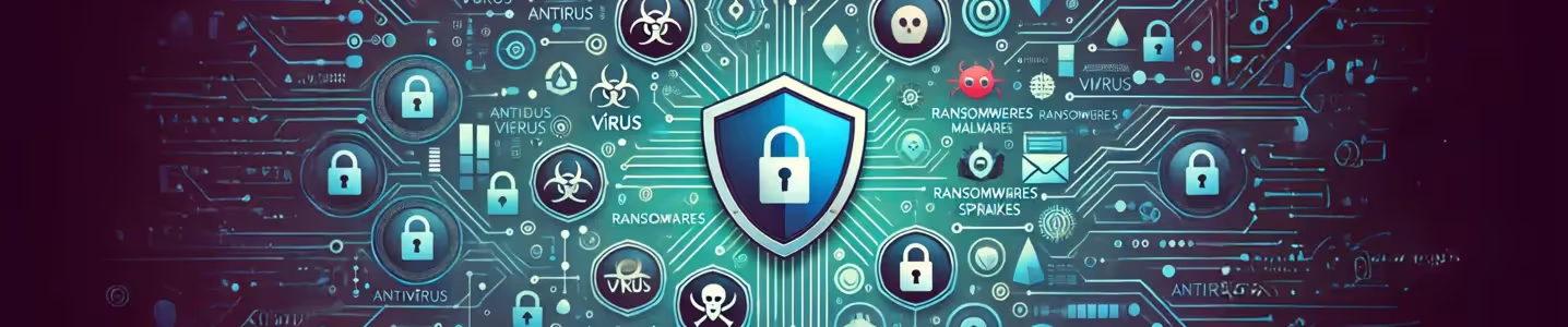 Ameaças virtuais detectadas por antivírus modernos.