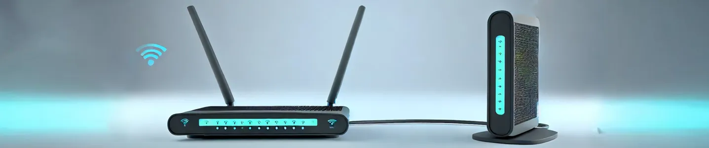 Diferença entre roteador e modem.