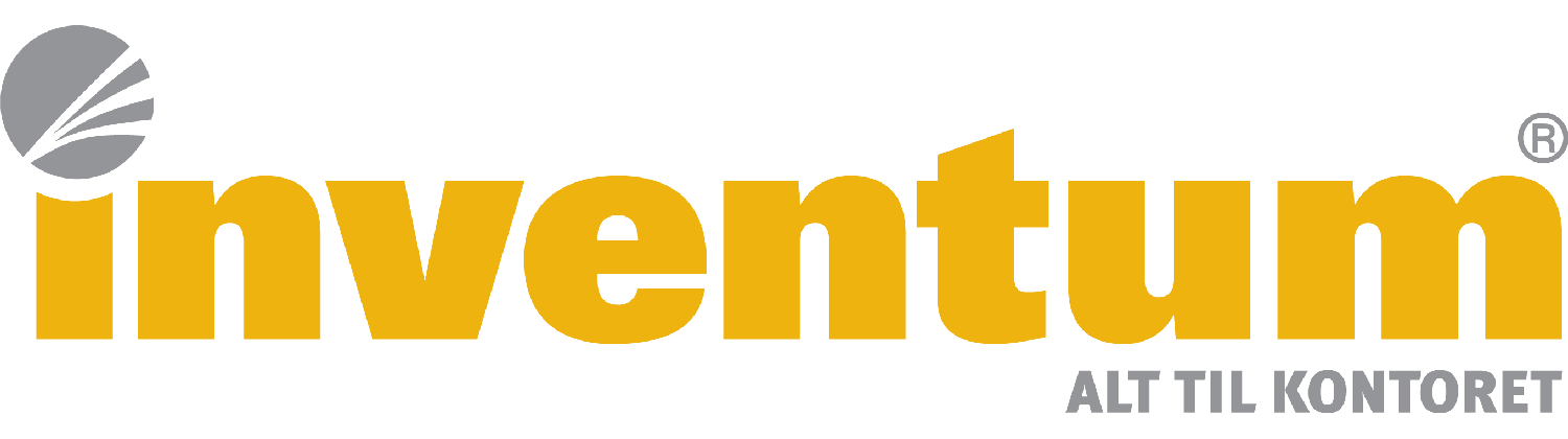 Inventum-logo med teksten 'Alt til kontoret' i grått.