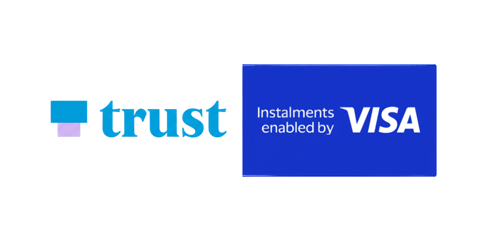 Trust by visa - bank logo
