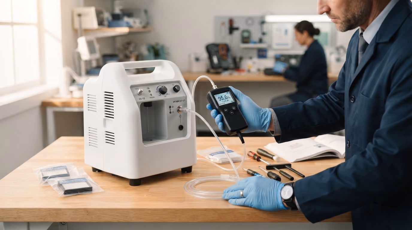 Oxygen machine service