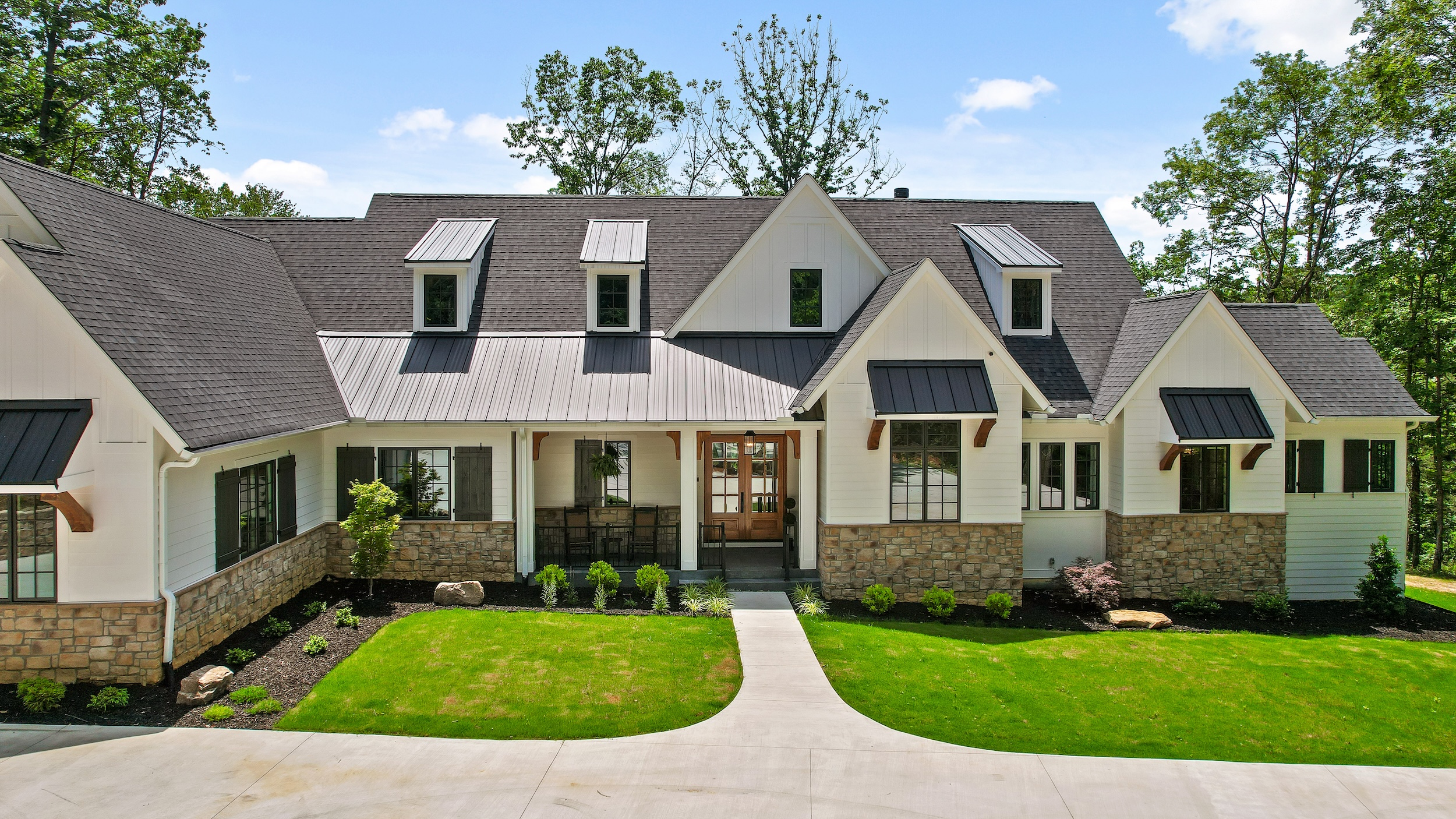 Luxury French Eclectic custom home in Lake Forest Illinois by A Perry Homes