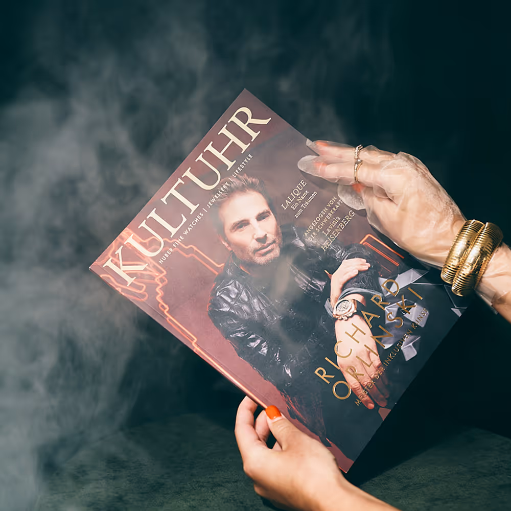 Editorial Design: Cover des Huber Kultuhr Magazins.