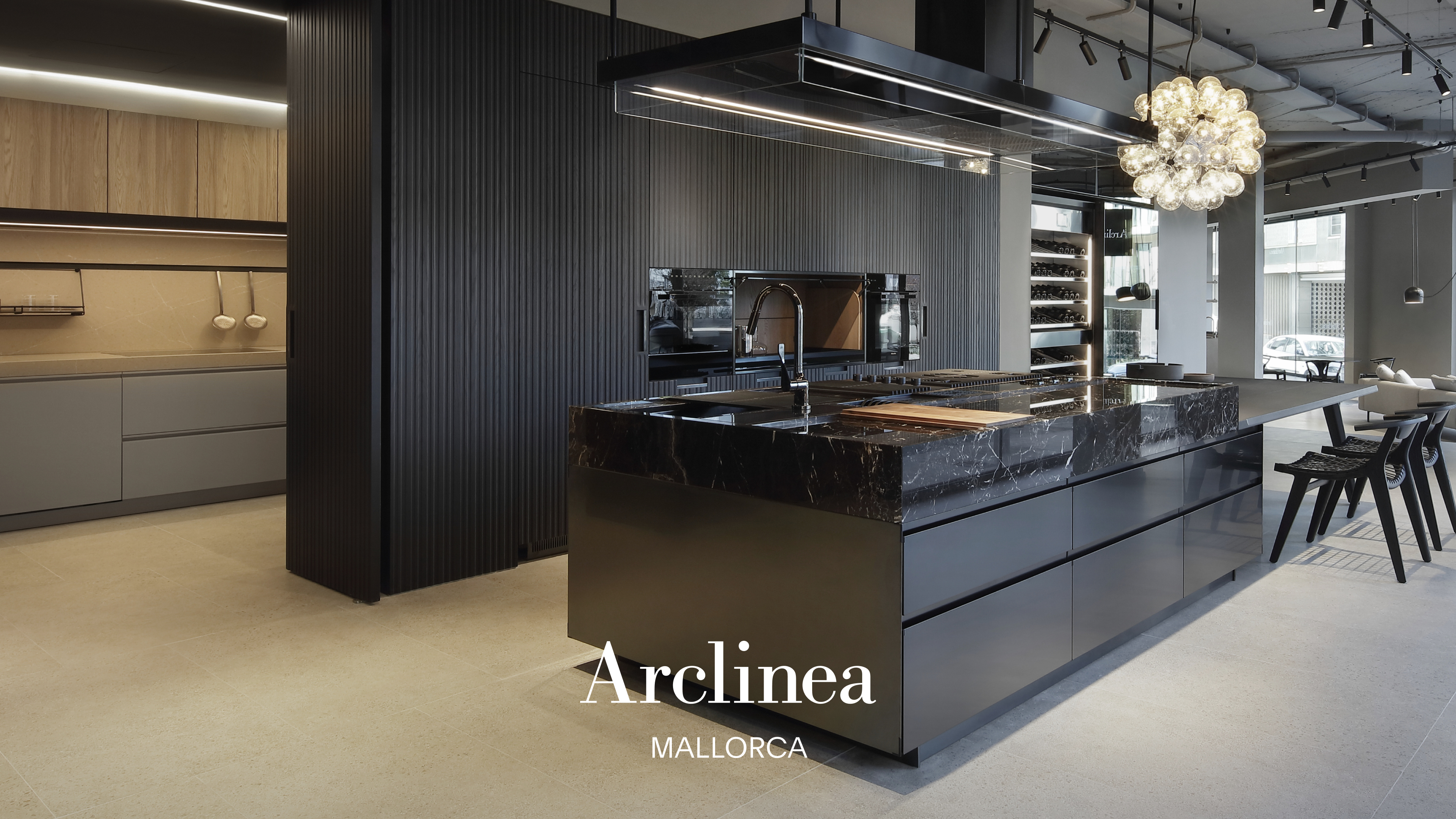 Italienisches Küchendesign, inszeniert für Palma