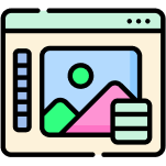 Ce dessin représente les wireframes et maquettes d'un site en intégrer de l'UI et UX afin d'offrir une naviguation fluide à l'utilisateur