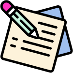 Cette illustration évoque la prise de brief pour une création de site web