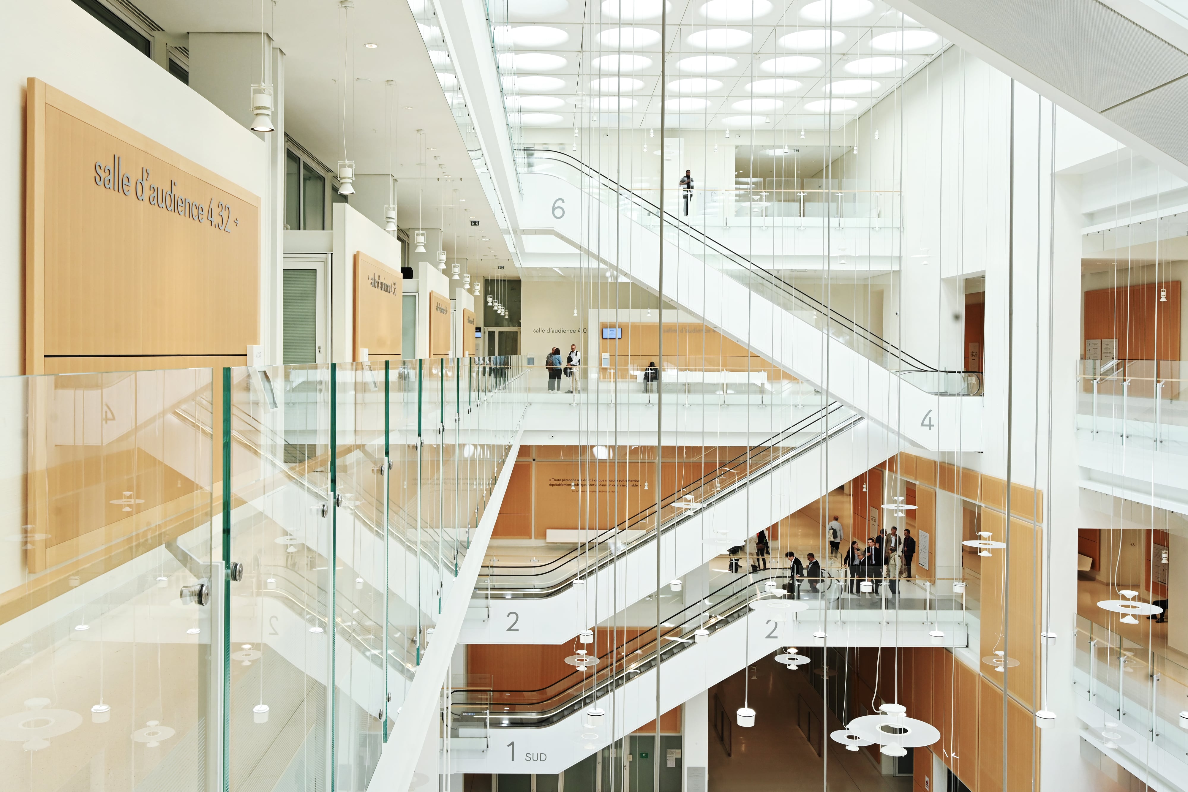 Photographie du nouveau palais de justice à Paris