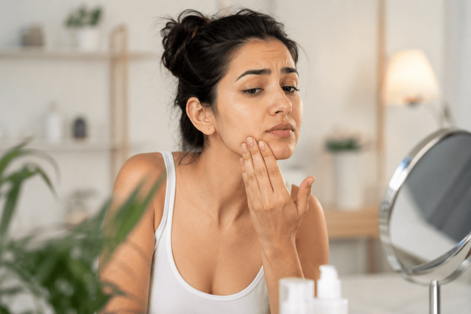 Woman consulting with a specialist about PCOS-related hair growth treatment in Atlanta, Georgia