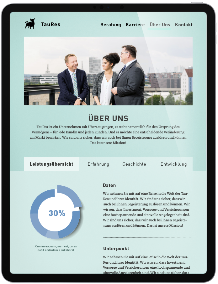 Taures Redesign, Branding, Markenentwicklung