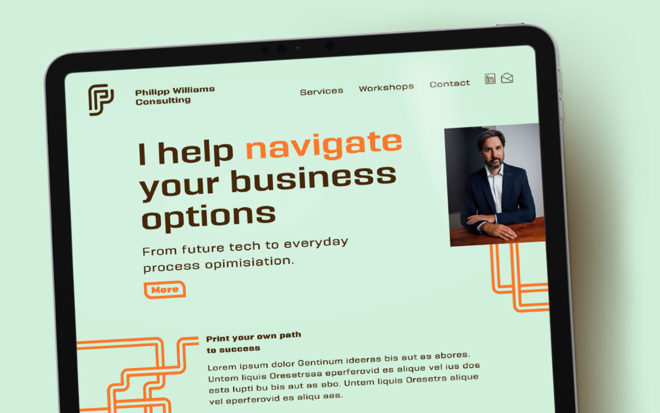 Personal Branding für Philipp W. Consulting