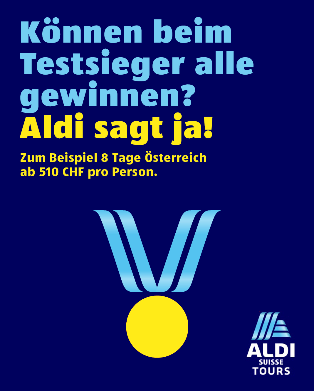 Aldi Suisse Tours Kampagne