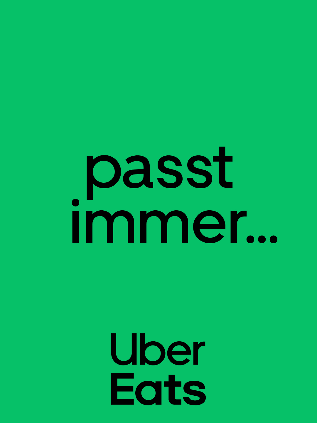 Uber Eats Kampagne