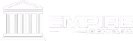 Empire Electric, Inc. company logo featuring a white classical column structure next to the company name in bold letters.