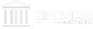 Empire Electric, Inc. company logo featuring a white classical column structure next to the company name in bold letters.