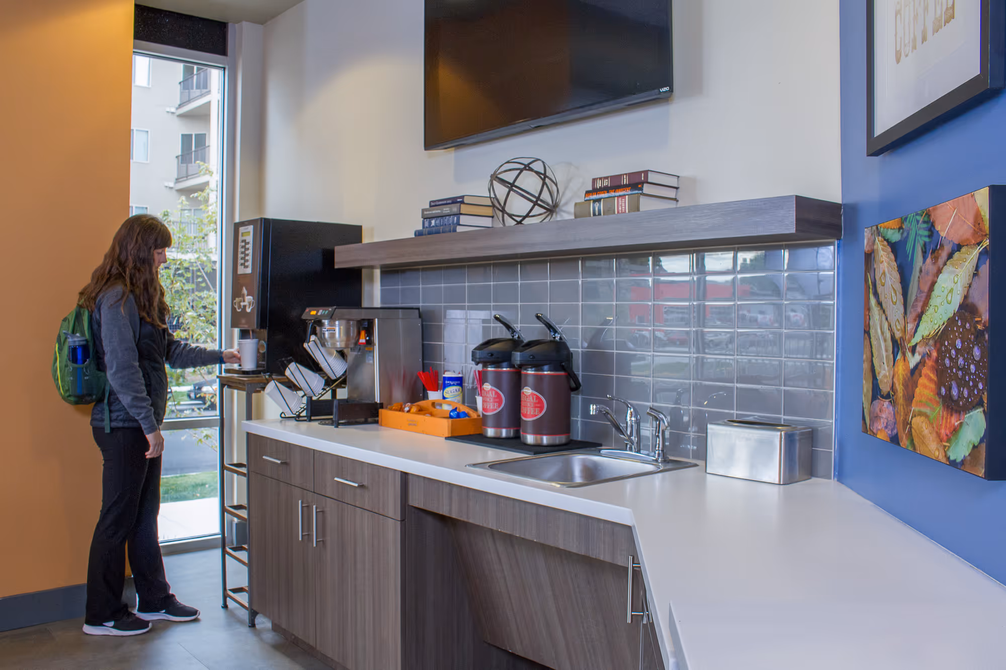 coffee and kombucha bar