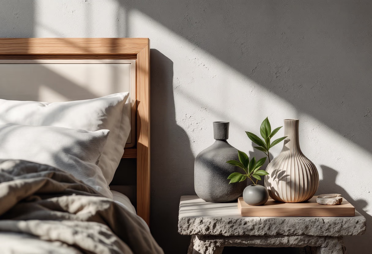 image of bedroom furniture setup (for a home goods store)