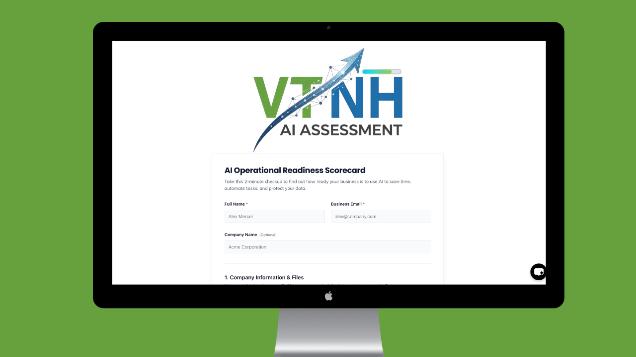 VTNH Consulting Partners Launches New AI Readiness Assessment To Help New England Businesses Avoid The "95% Ai Pilot Failure Rate"