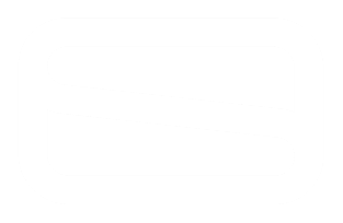 White abstract logo with rounded edges forming a stylized letter S on black background.