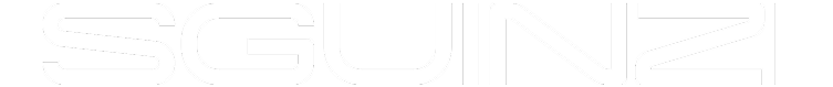 SGUINZI brand logo in white text on a transparent background.