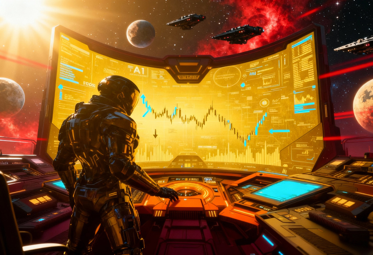 freepik a dark hightech trading screen with clean gold for 72253