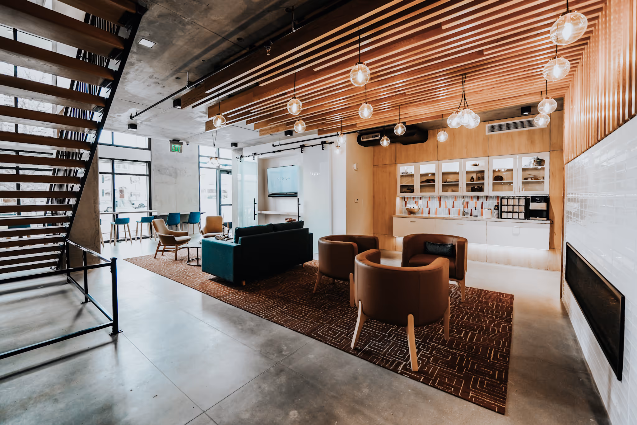 clubhouse seating area