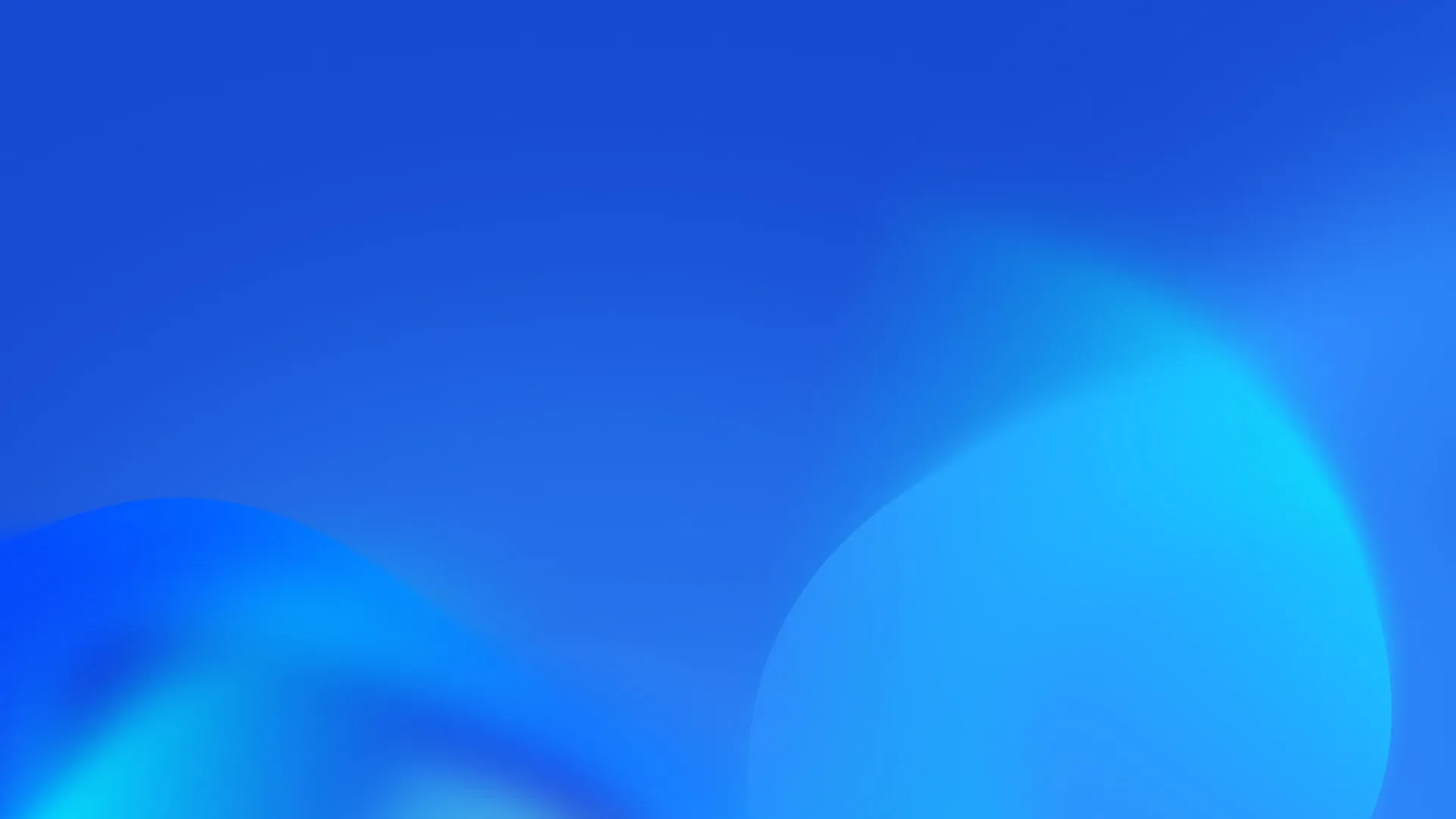 Fond abstrait dégradé de nuances de bleu avec des formes floues et lumineuses.