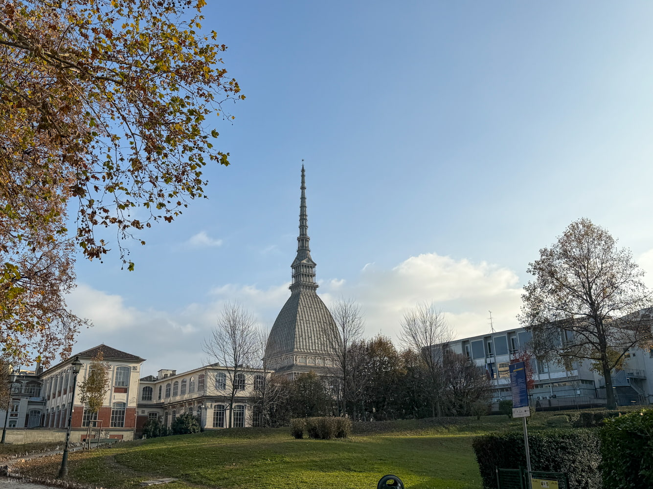 A View of Mole Antonelliana in Turin, Italy.