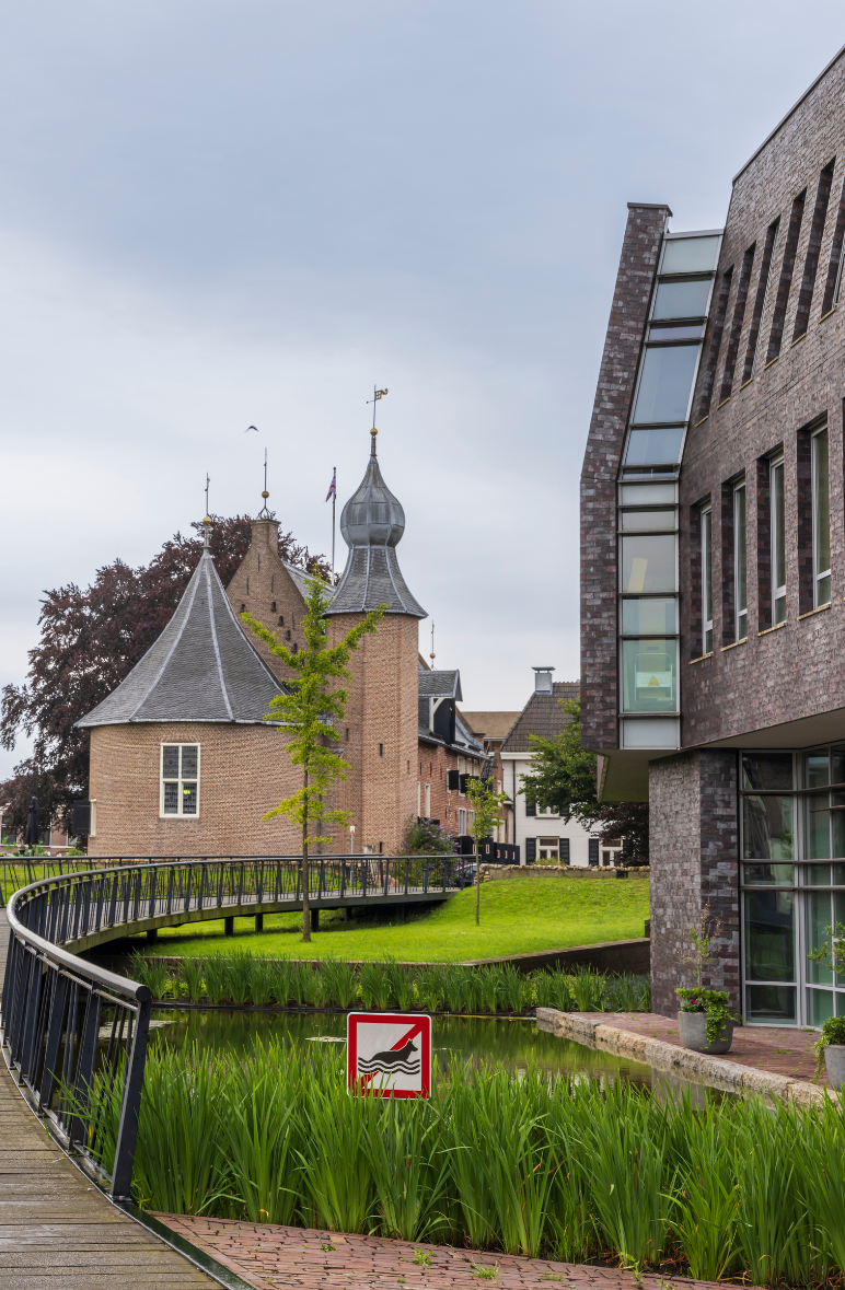 Een foto van de Nederlandse stad Coevorden