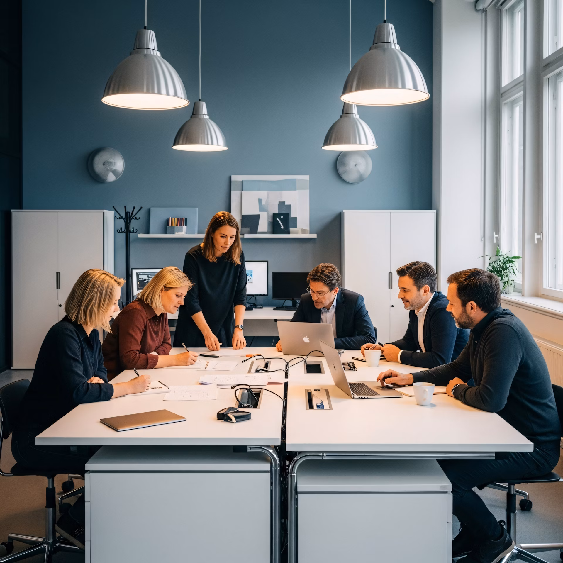 Business people in office