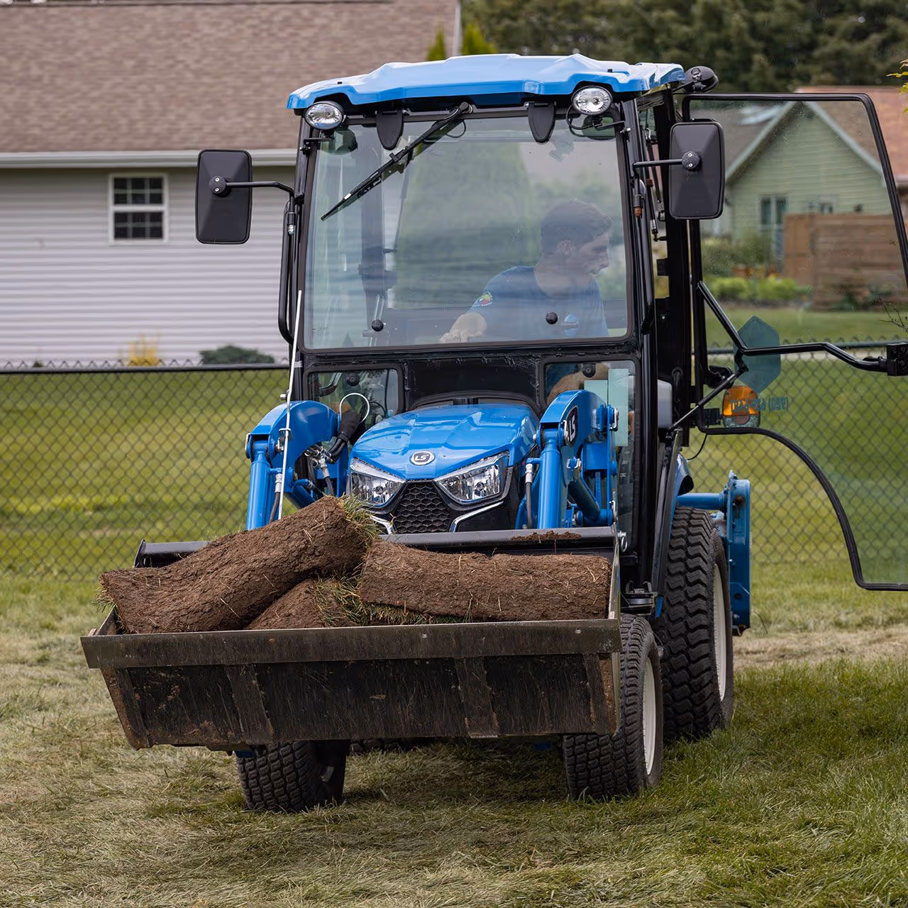 Professional sod installation by Superior Lawn Care and Landscaping