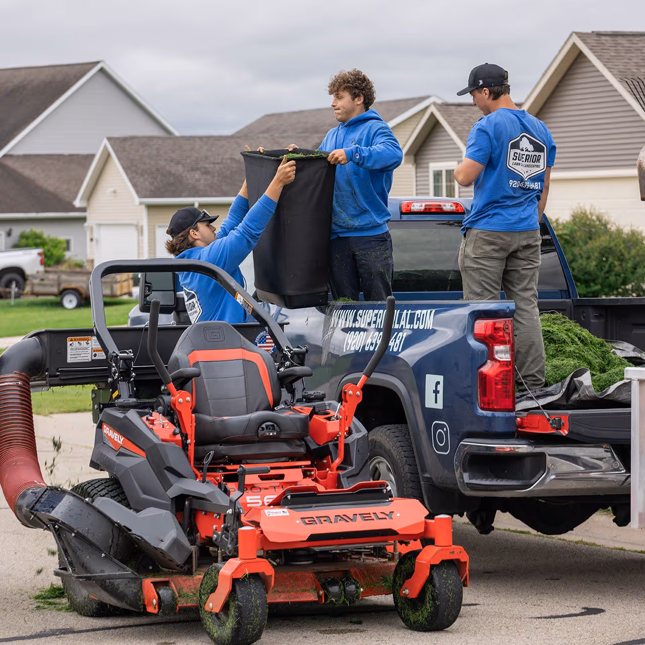 Zero turn mower and lawn equipment for residential lawn care