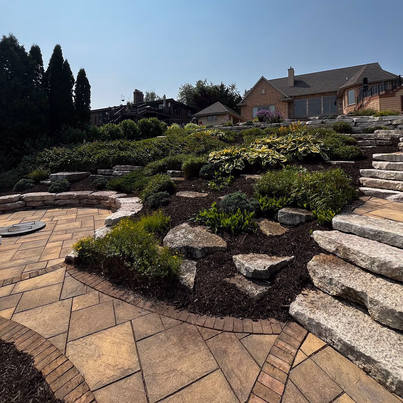 Professional landscaping service by Superior Lawn Care and Landscaping